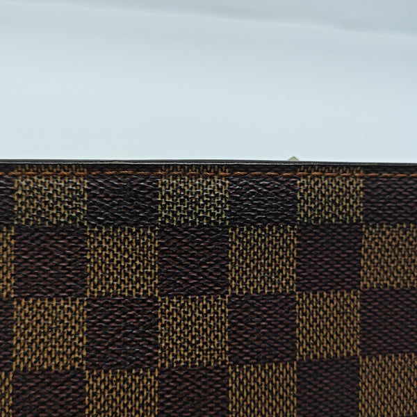 SAINT LOUIS Damier Ebene Coated Canvas Brown