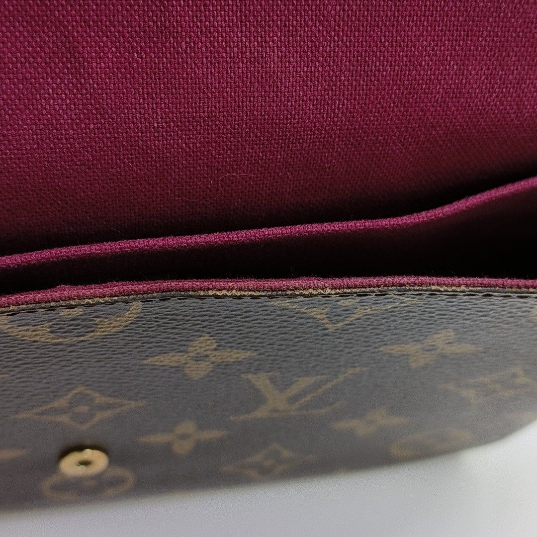 FÉLICIE Monogram Coated Canvas Brown