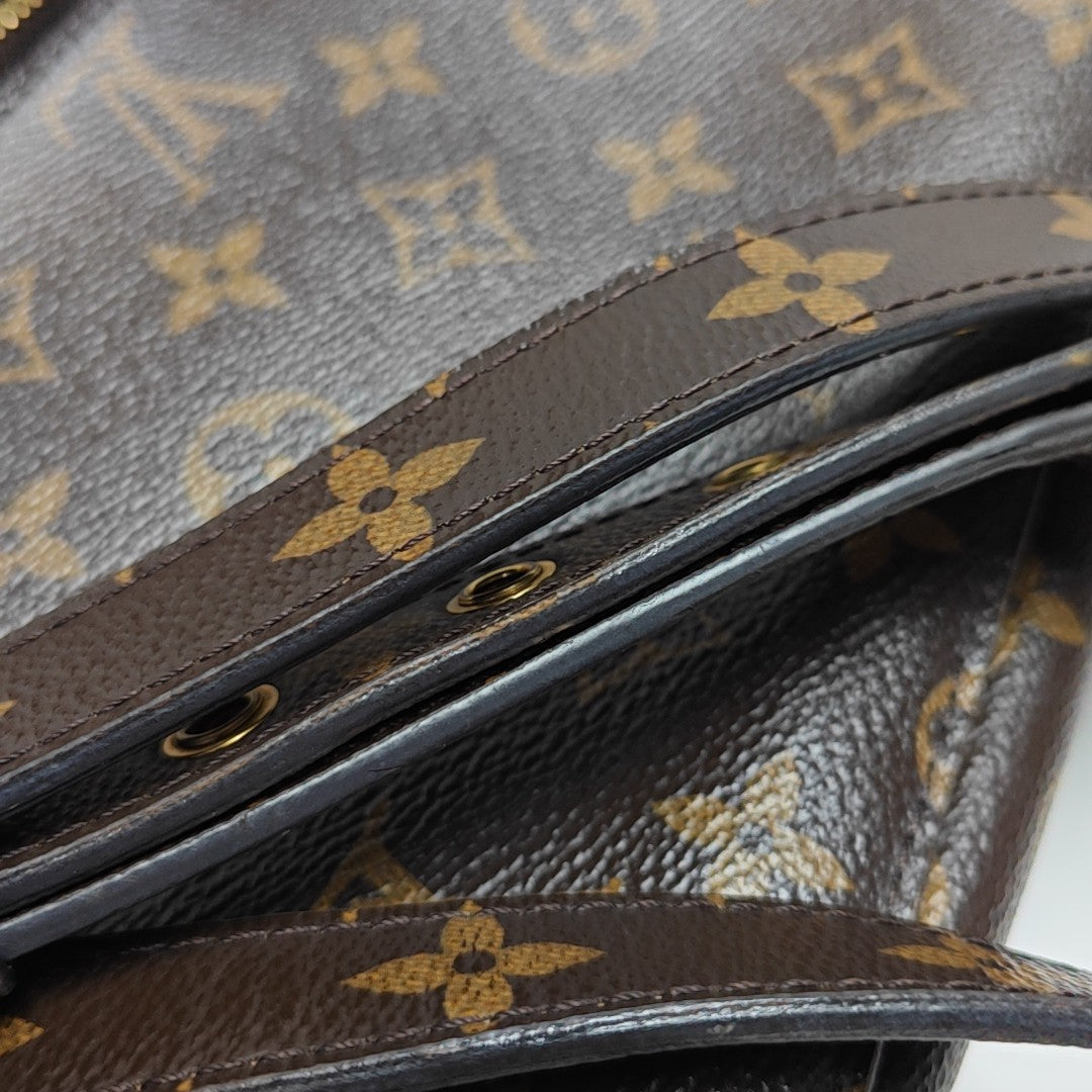 MÉTIS MM Monogram Coated Canvas Brown
