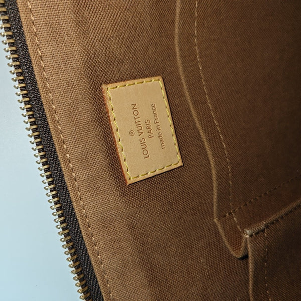 POPINCOURT Monogram Coated Canvas Brown