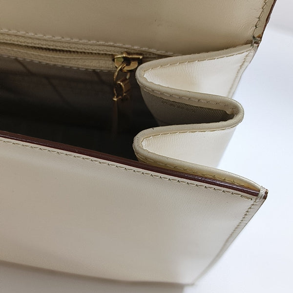 Calfskin Shoulder Bag Beige