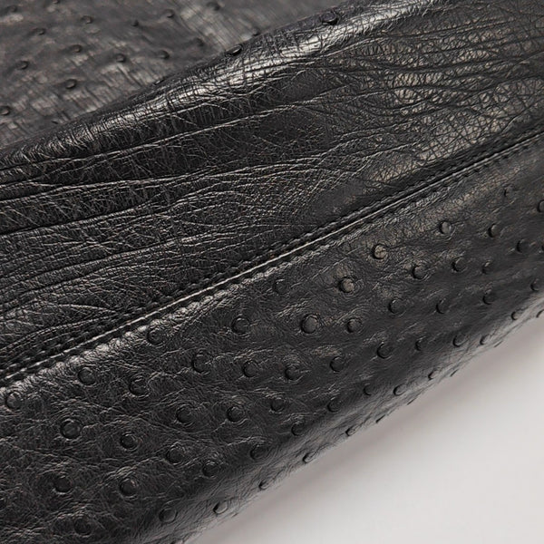 Capri Ostrich Black