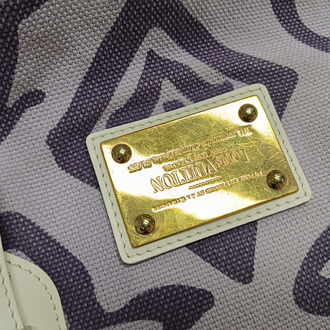 TAHITIENNE CABAS MM Monogram Canvas Purple
