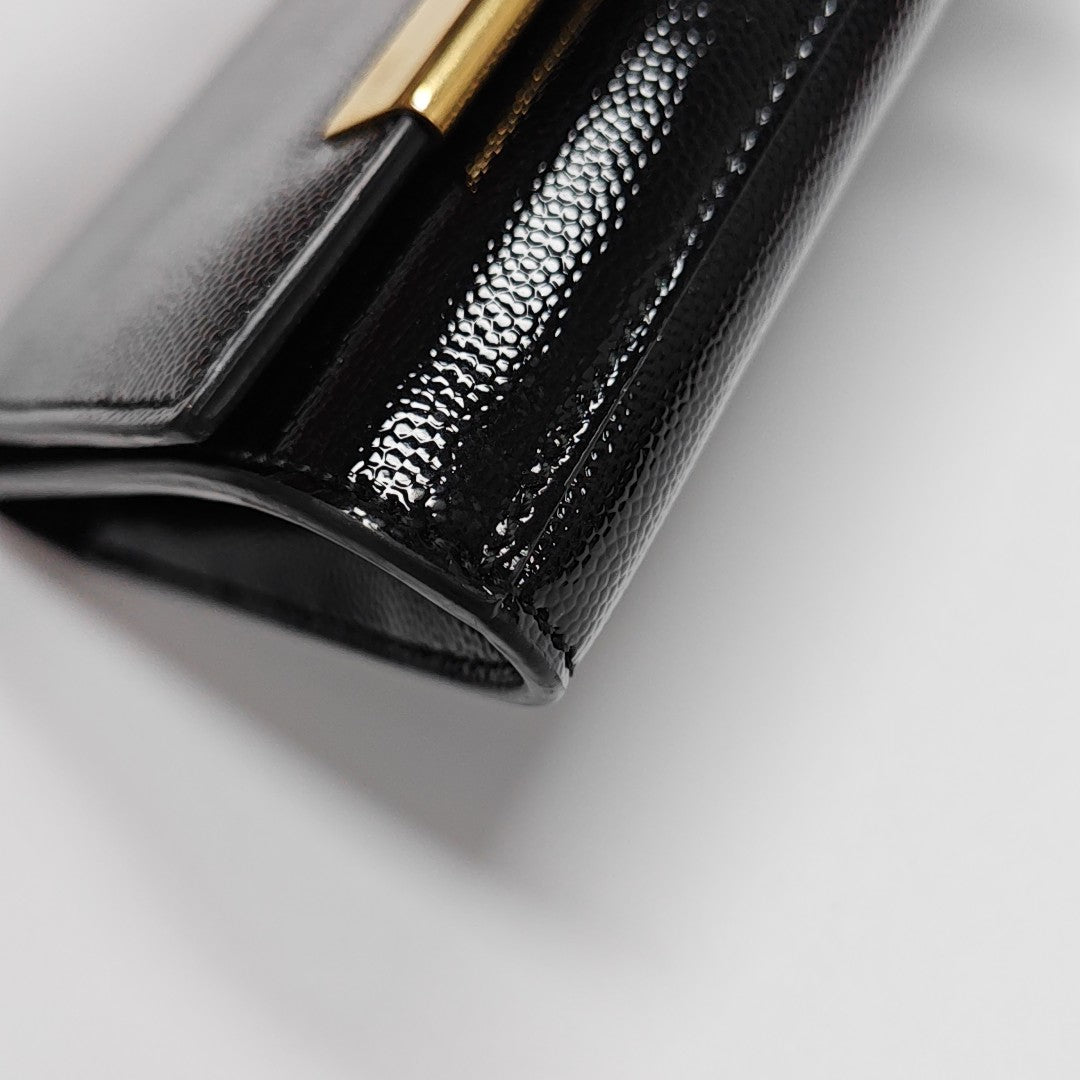 Calfskin Clutch Black