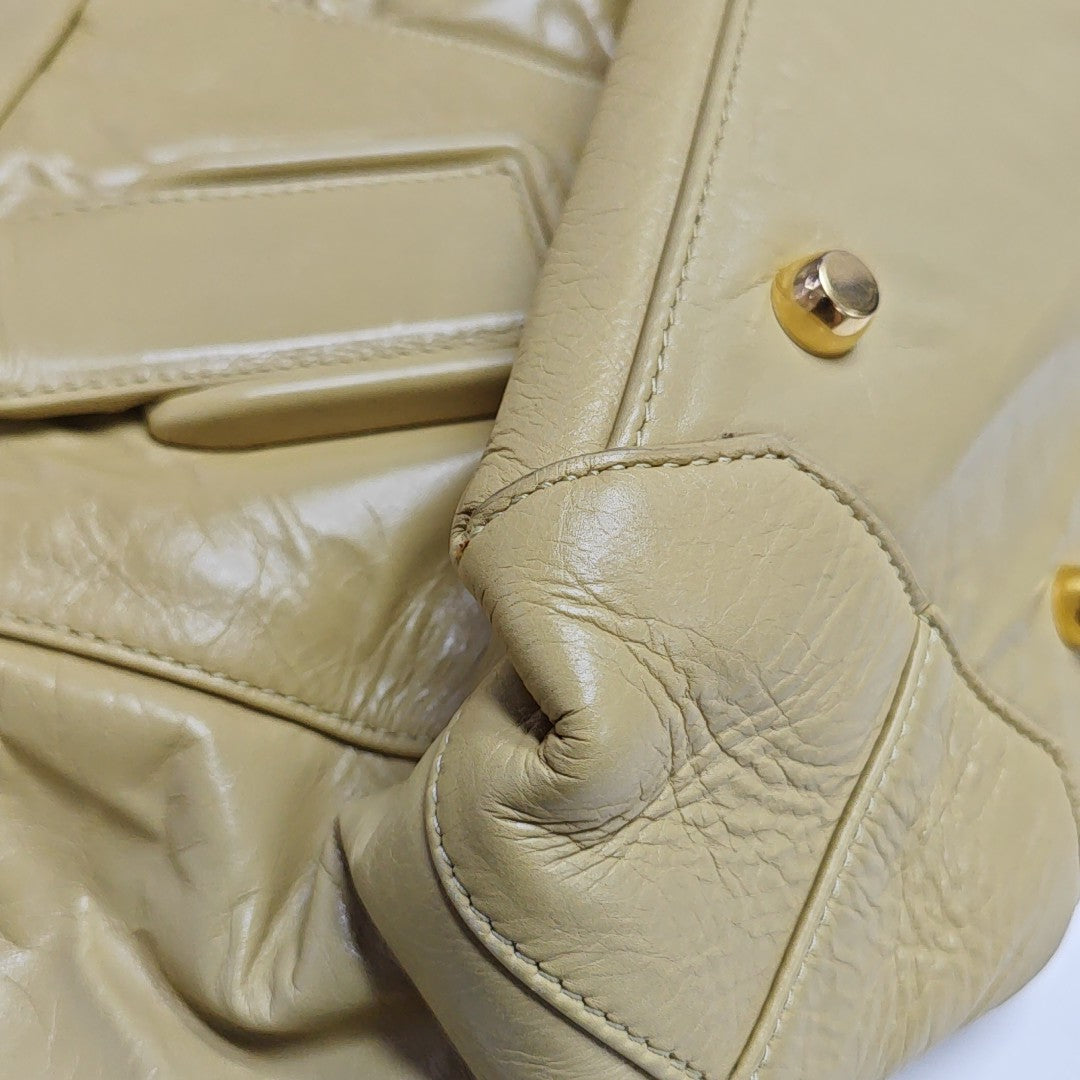 Arco Large Calfskin Beige