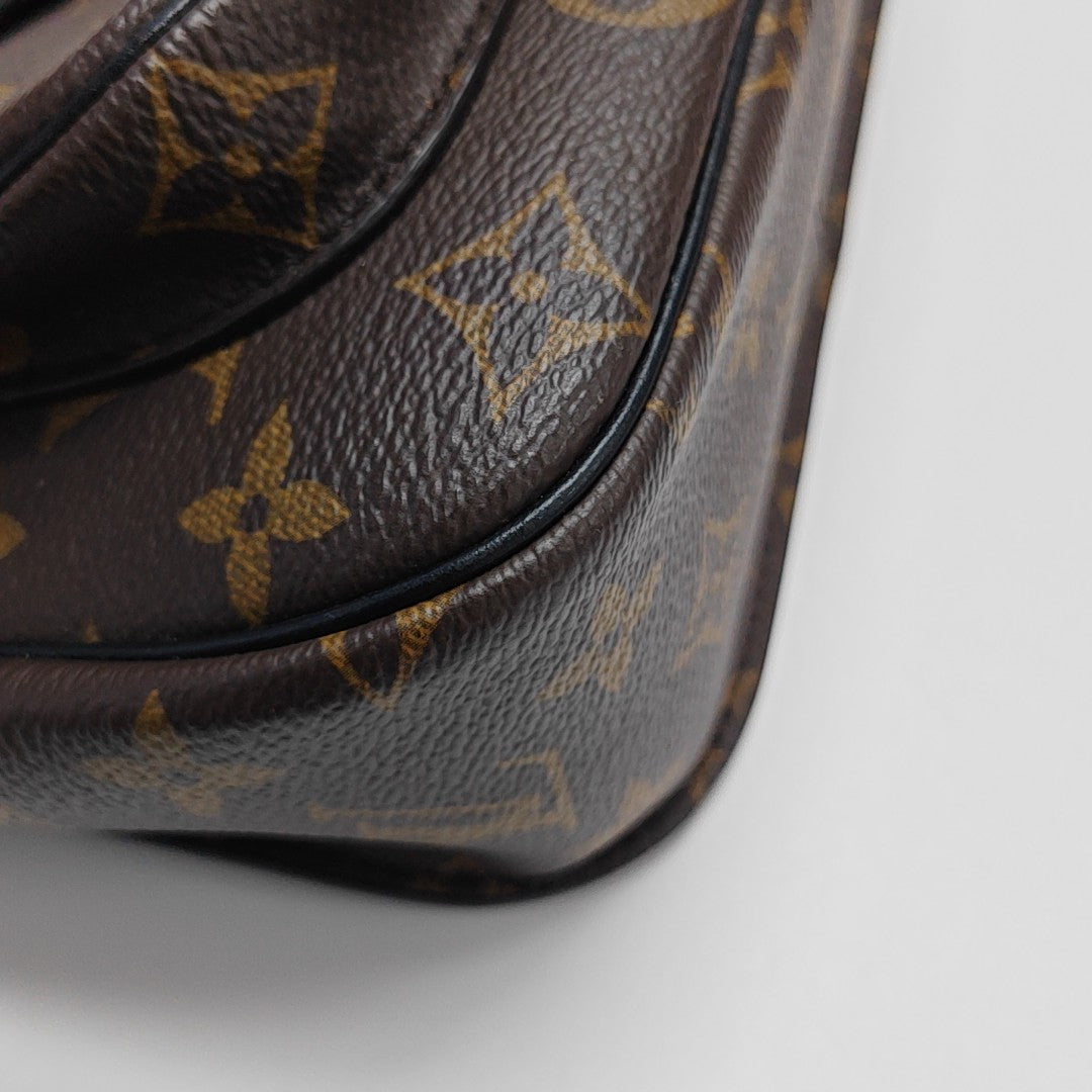 PASSY Monogram Coated Canvas Brown