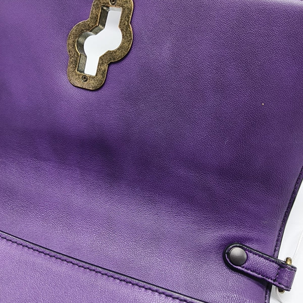 Olimpia Knot Lambskin Purple