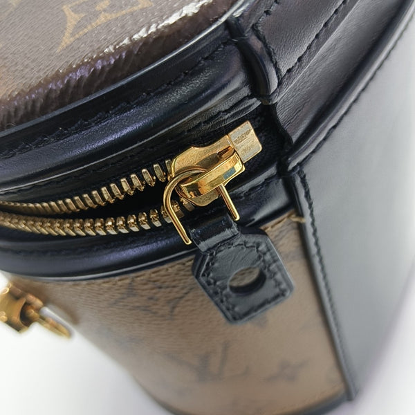 CANNES PM Monogram Coated Canvas Brown
