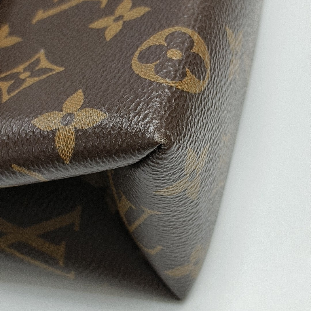 LOCKY BB Monogram Coated Canvas Brown