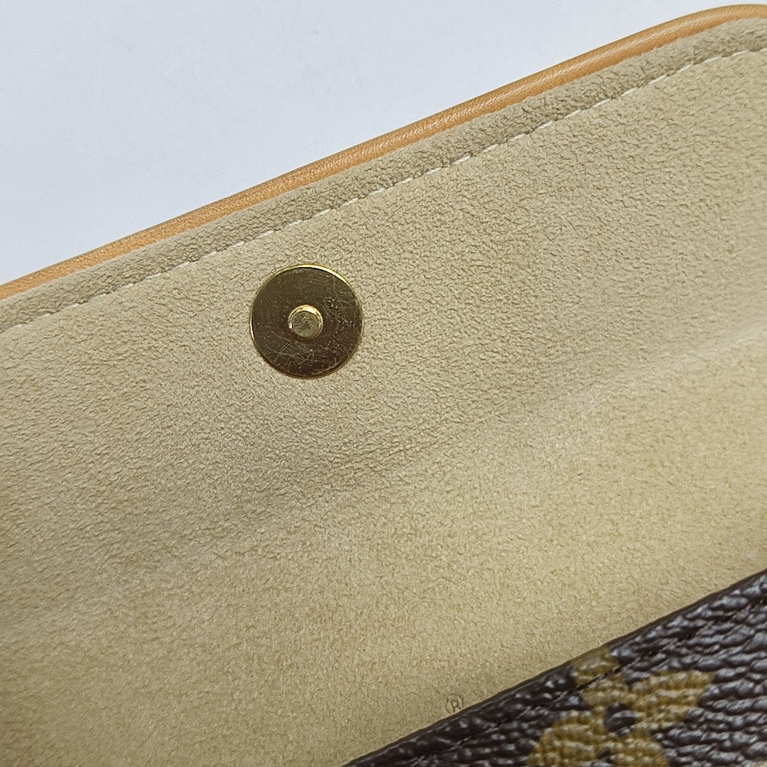 FLORENTINE Monogram Coated Canvas Brown