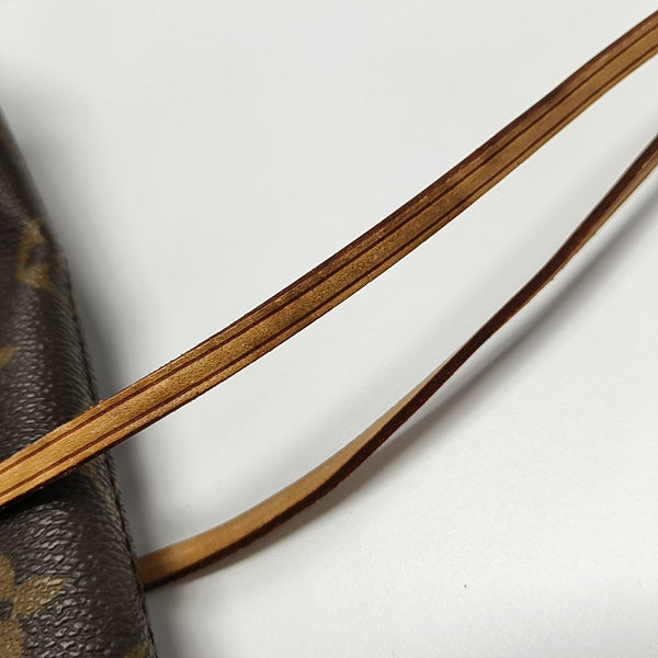 NEVERFULL GM Monogram Coated Canvas Brown