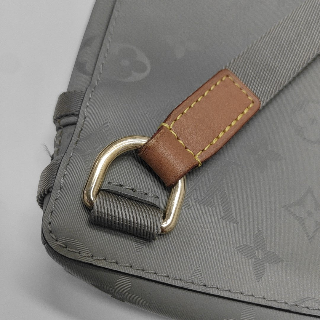 Monogram Special Material Shoulder Bag Gray