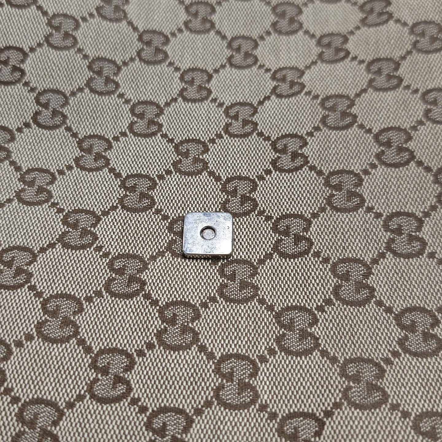GG Messenger Monogram Canvas Beige