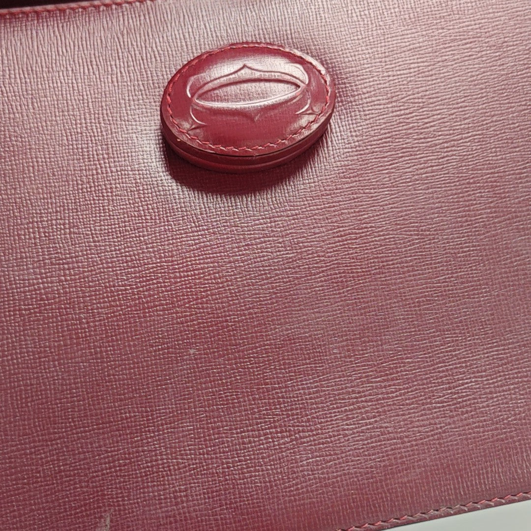 Calfskin Shoulder Bag Red