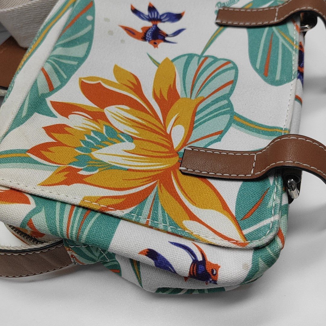 Canvas Shoulder Bag Extra Small White