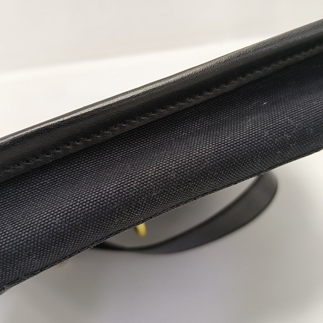 Canvas Shoulder Bag Black
