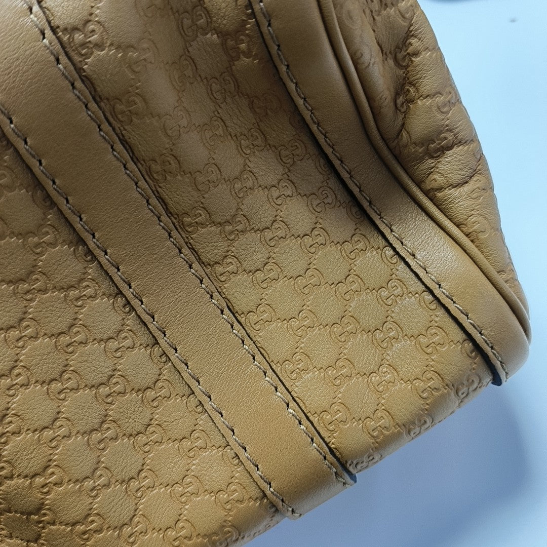 Microguccissima Monogram Calfskin Yellow