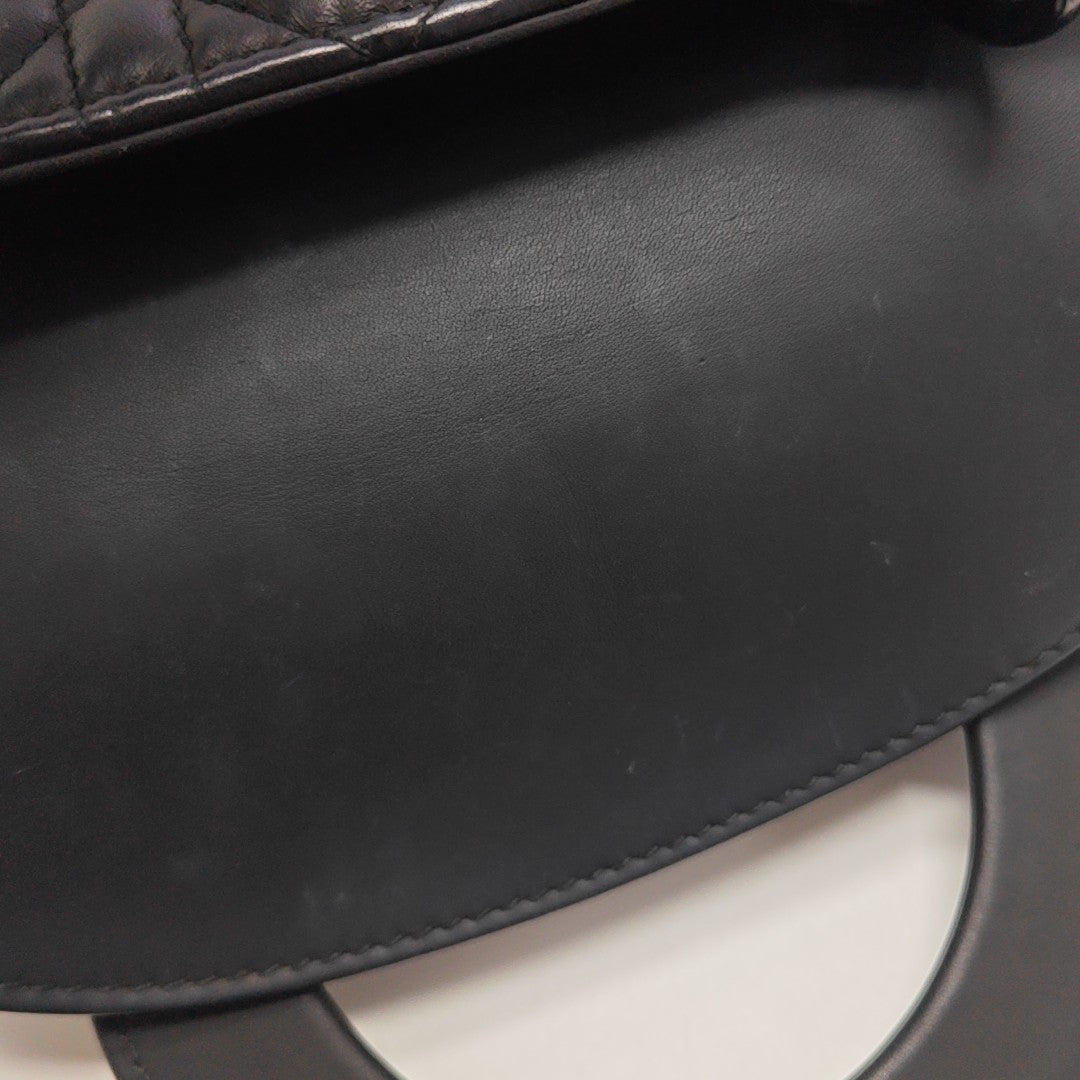 Lady Dior Small Cannage Calfskin Black