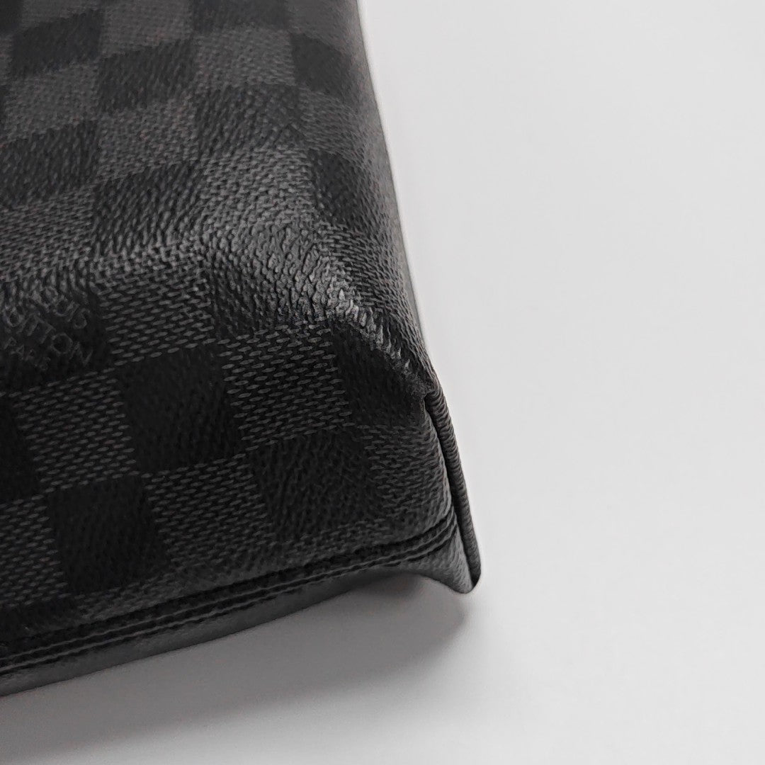 PORTE-DOCUMENTS Damier Graphite Coated Canvas Black