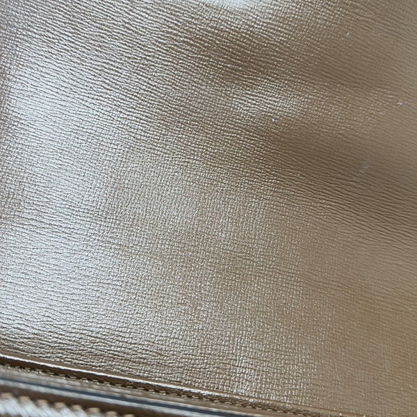 Horsebit 1955 Medium Monogram Coated Canvas Beige