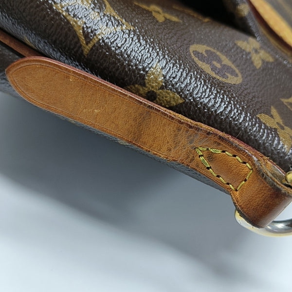 TURENNE Monogram Coated Canvas Brown