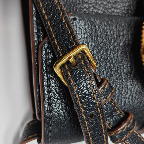 My Miu Calfskin Black