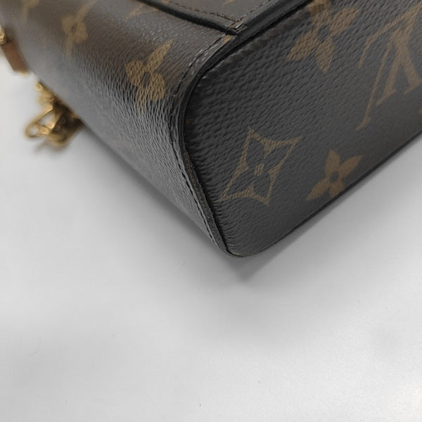 PHONE BOX Monogram Coated Canvas Brown