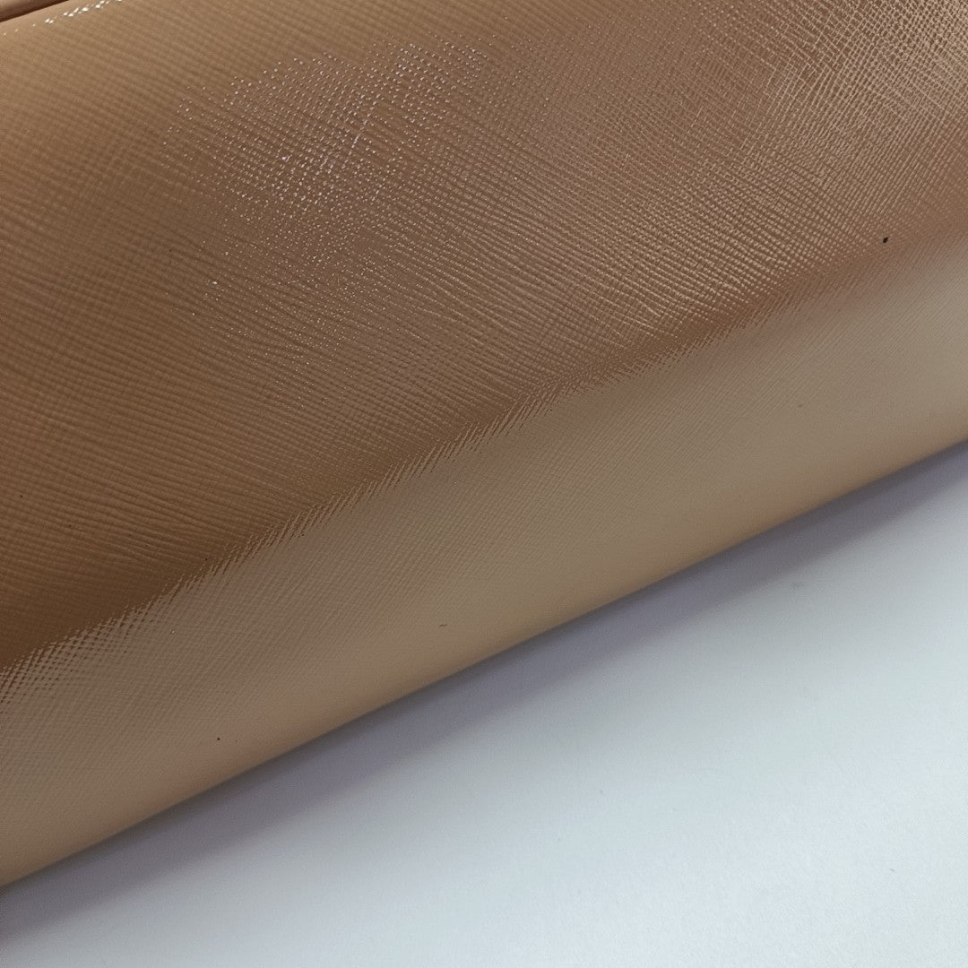 Double Saffiano Calfskin Brown