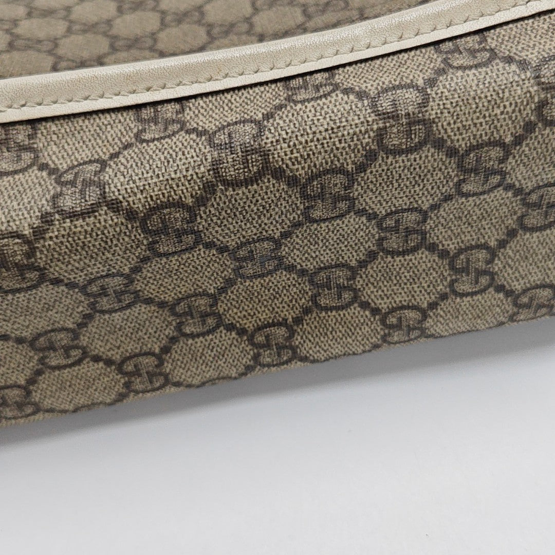 GG Supreme Monogram Coated Canvas Beige