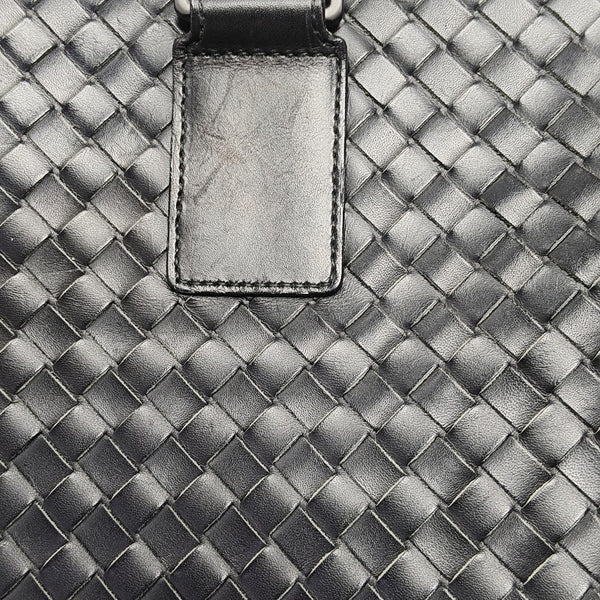 Calfskin Top Handle Bag Black
