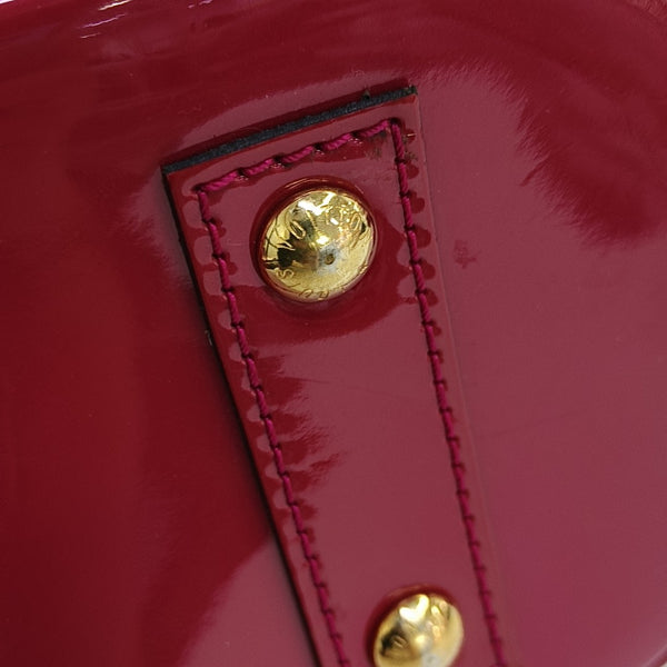 ALMA BB Monogram Patent Leather Red