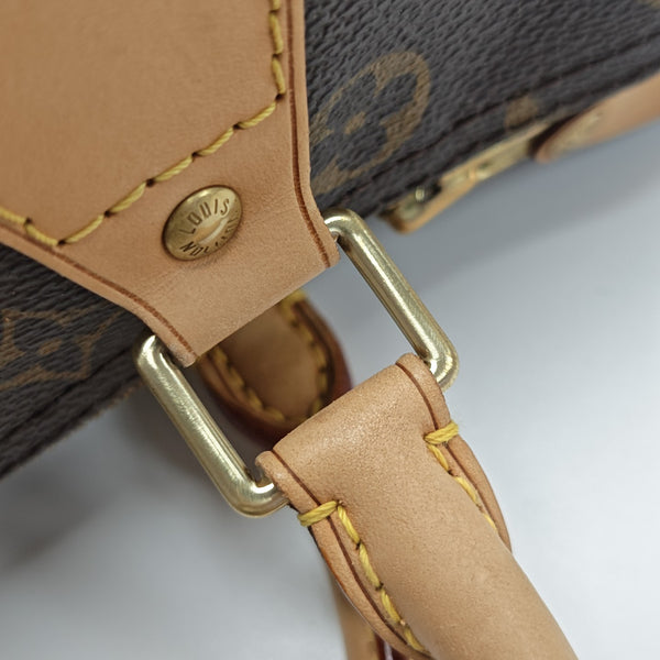 SPEEDY 30 Monogram Coated Canvas Brown