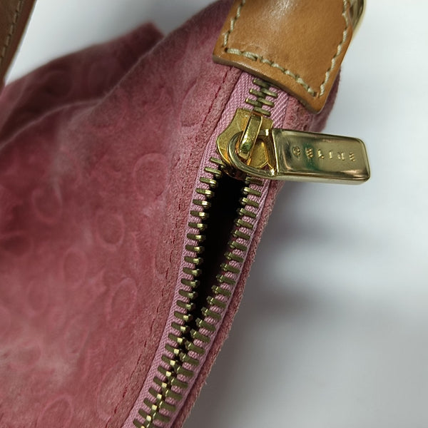 Suede Shoulder Bag Pink