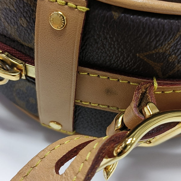 BOITE CHAPEAU PM Monogram Coated Canvas Brown