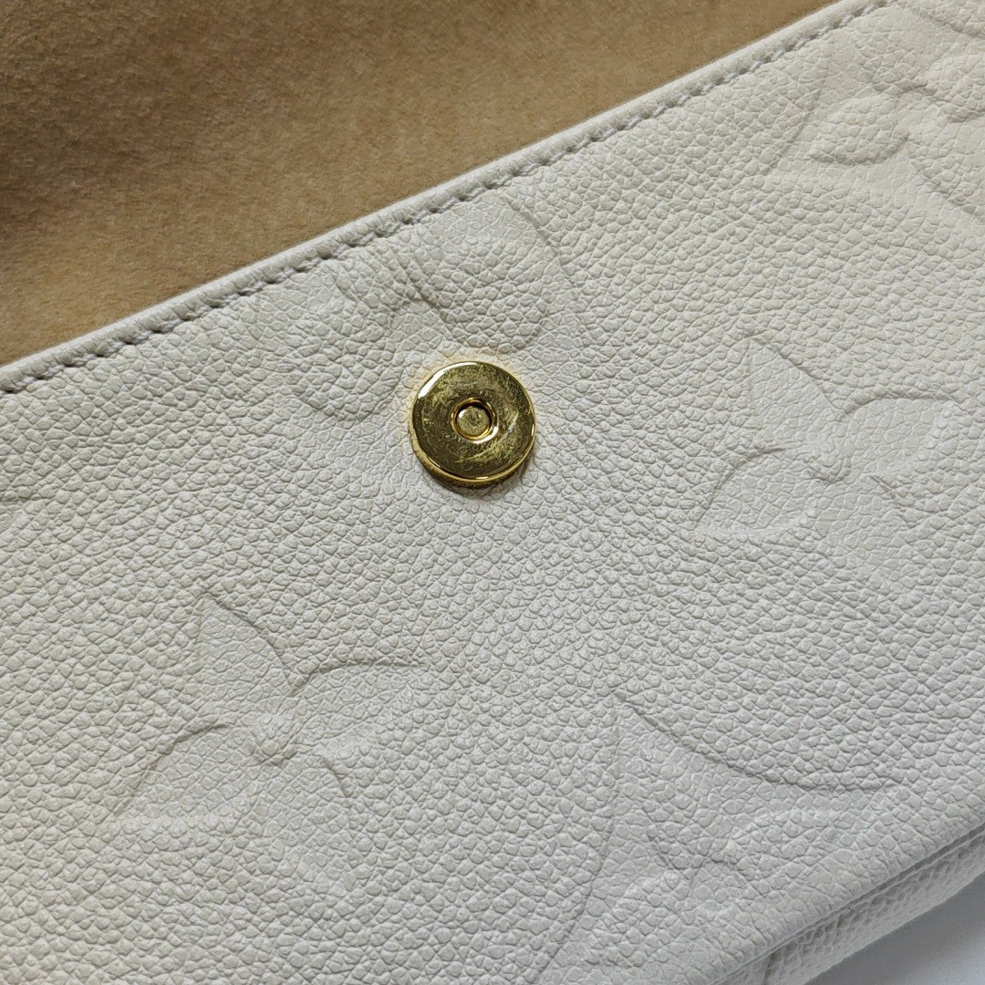 IVY Monogram Calfskin Beige