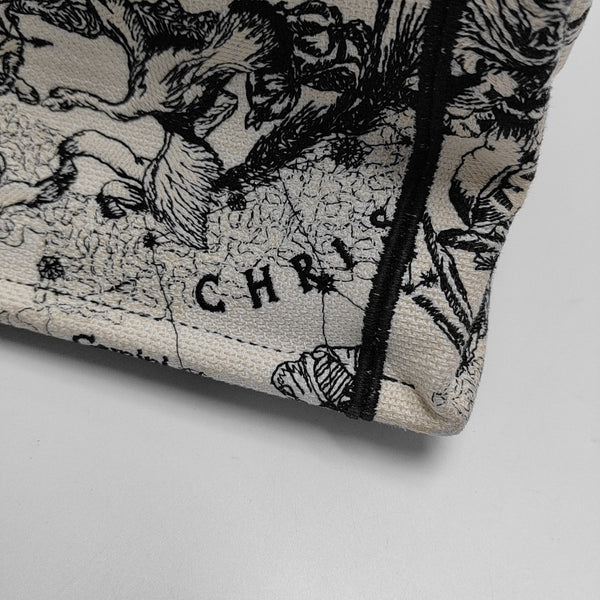 Book Tote Small Canvas White
