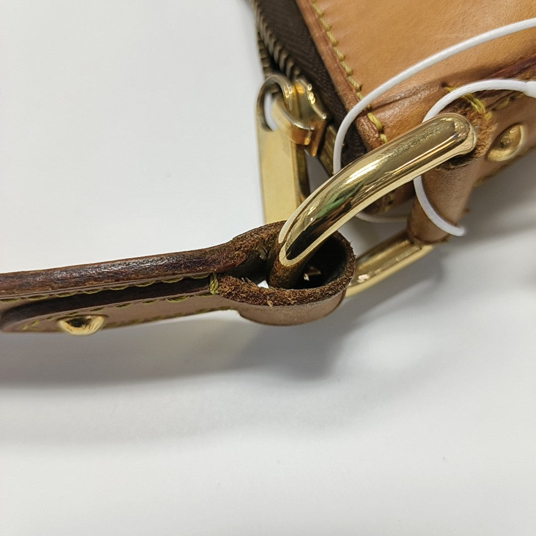 GALLIERA Monogram Coated Canvas Brown