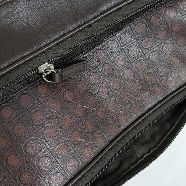 Calfskin Shoulder Bag Brown