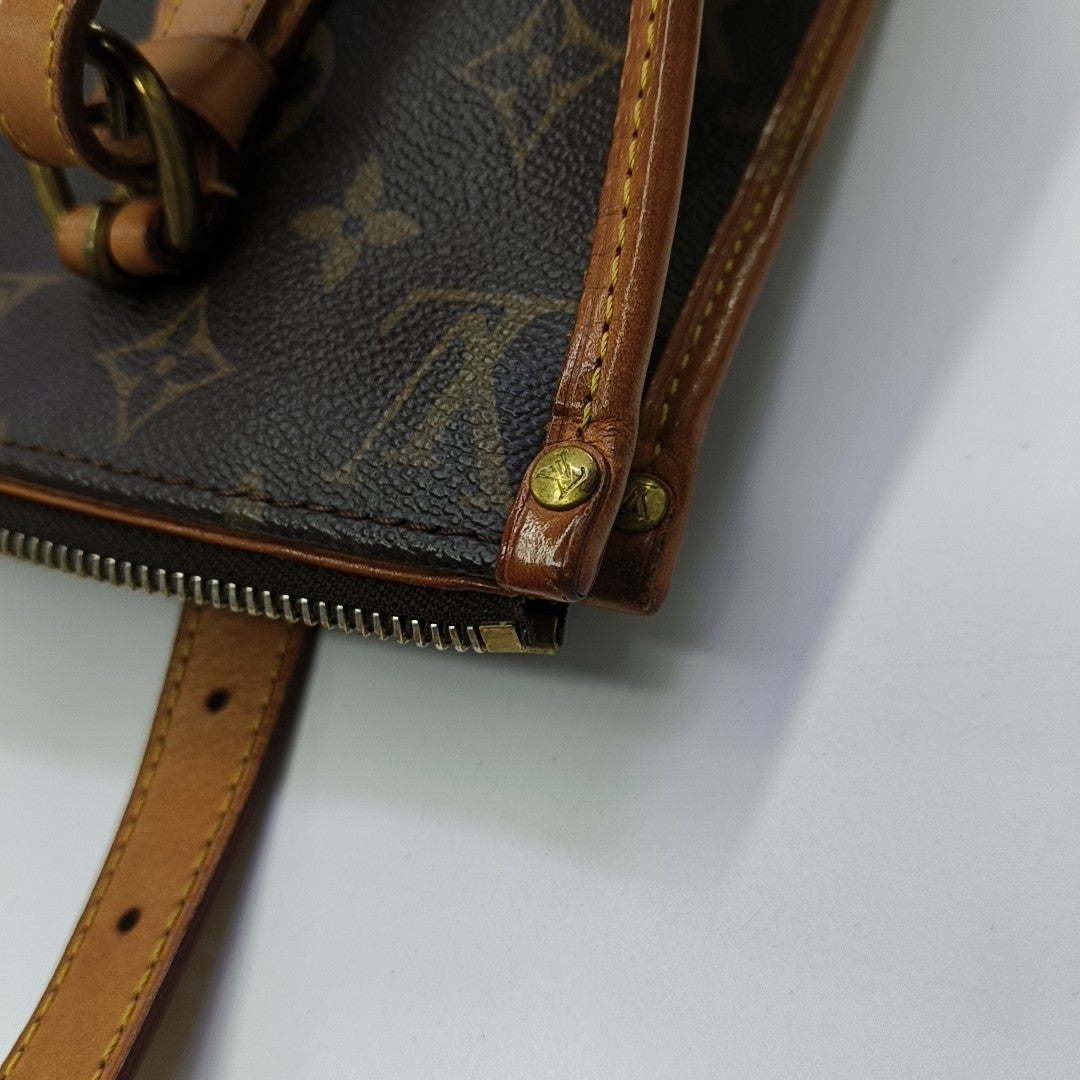 POPINCOURT Monogram Coated Canvas Brown