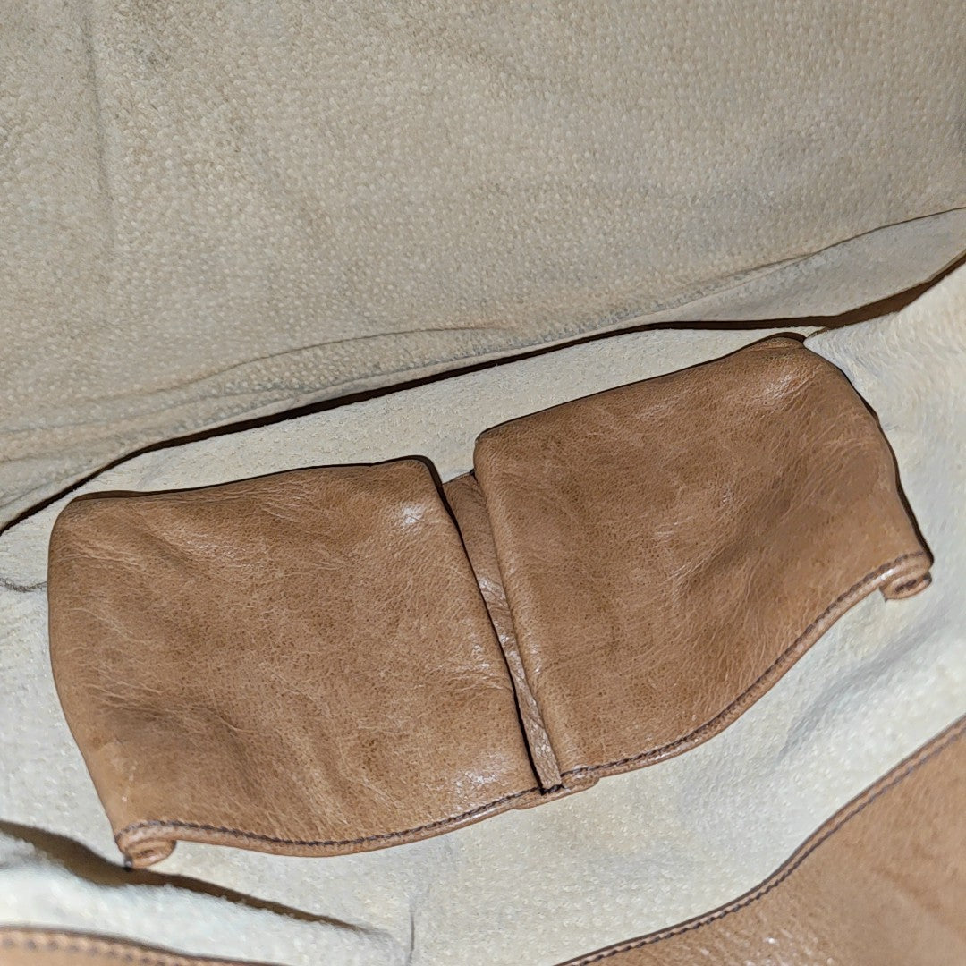 Calfskin Tote Bag Brown