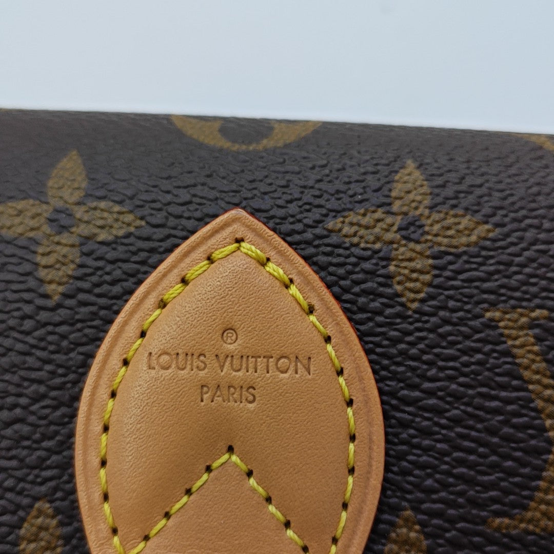 DIANE Nano Monogram Coated Canvas Brown