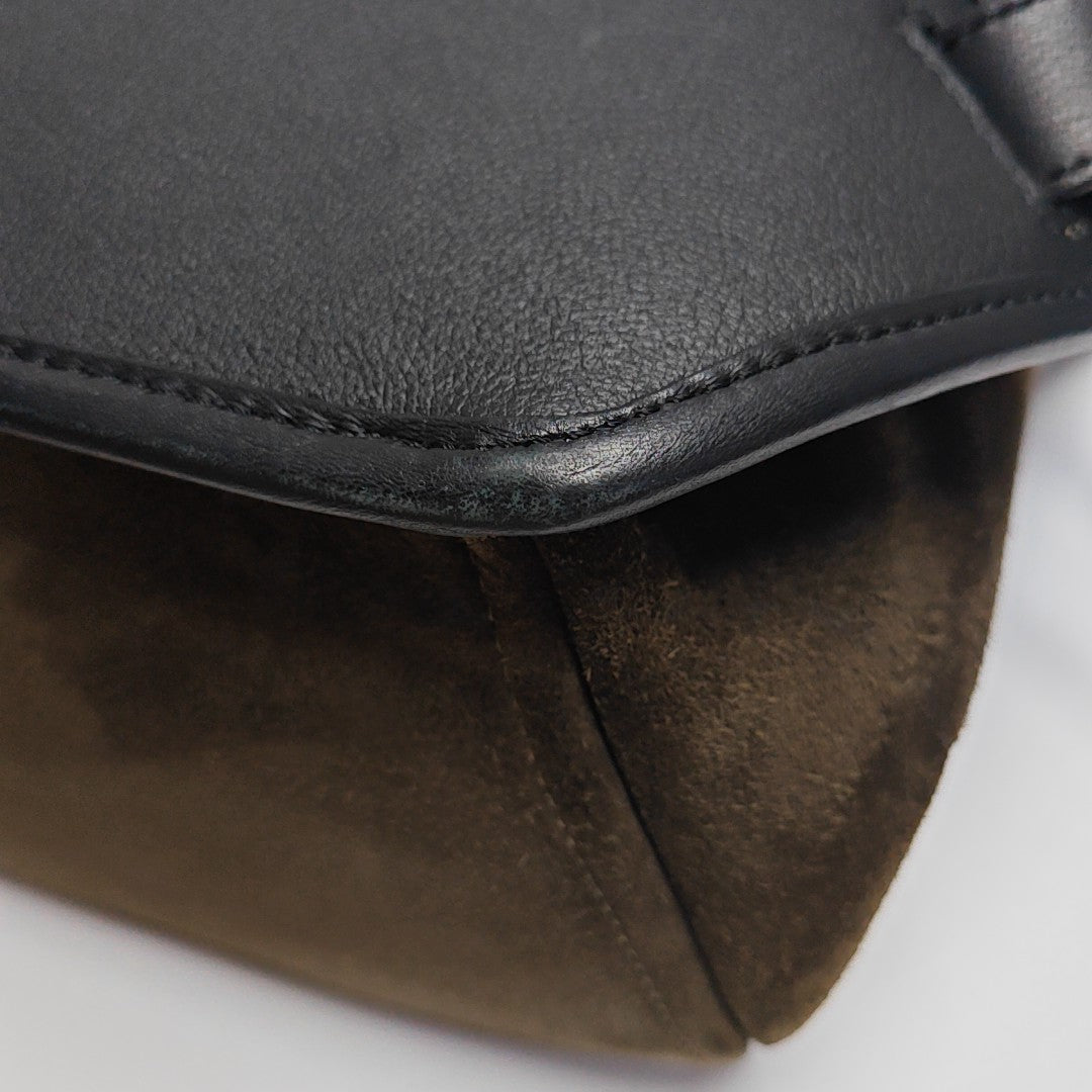 Suede Backpack Green