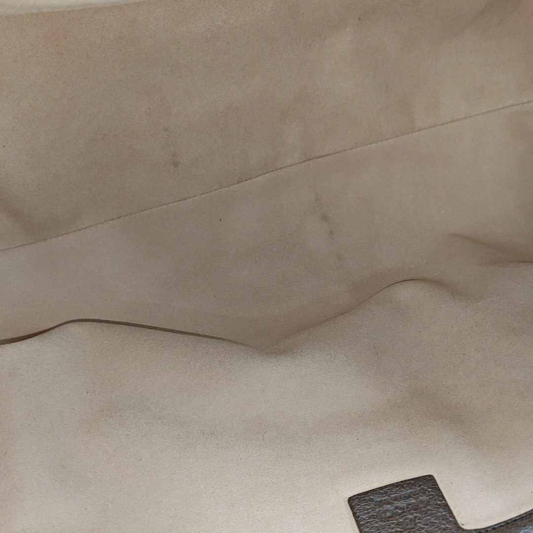 Ophidia Medium Monogram Coated Canvas Beige