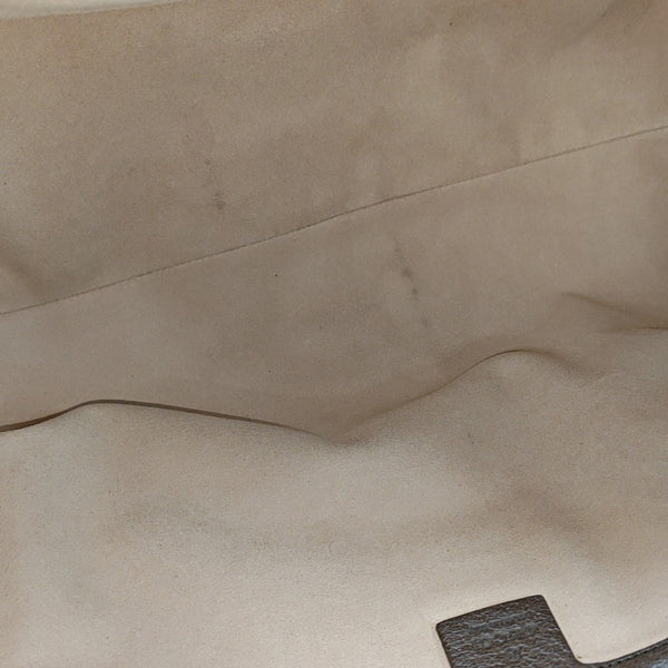 Ophidia Medium Monogram Coated Canvas Beige
