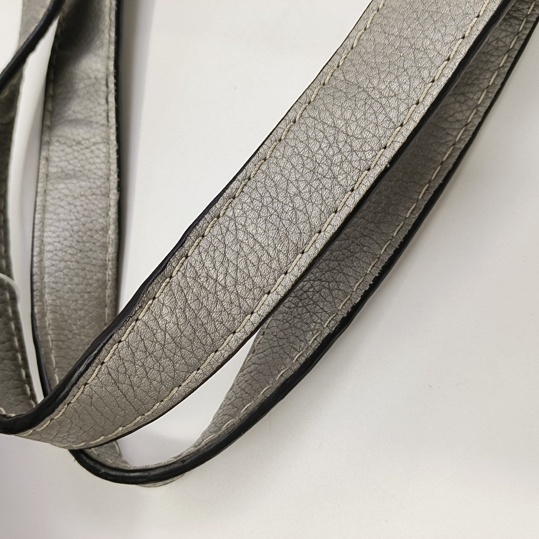 Monogram Canvas Top Handle Bag Gray