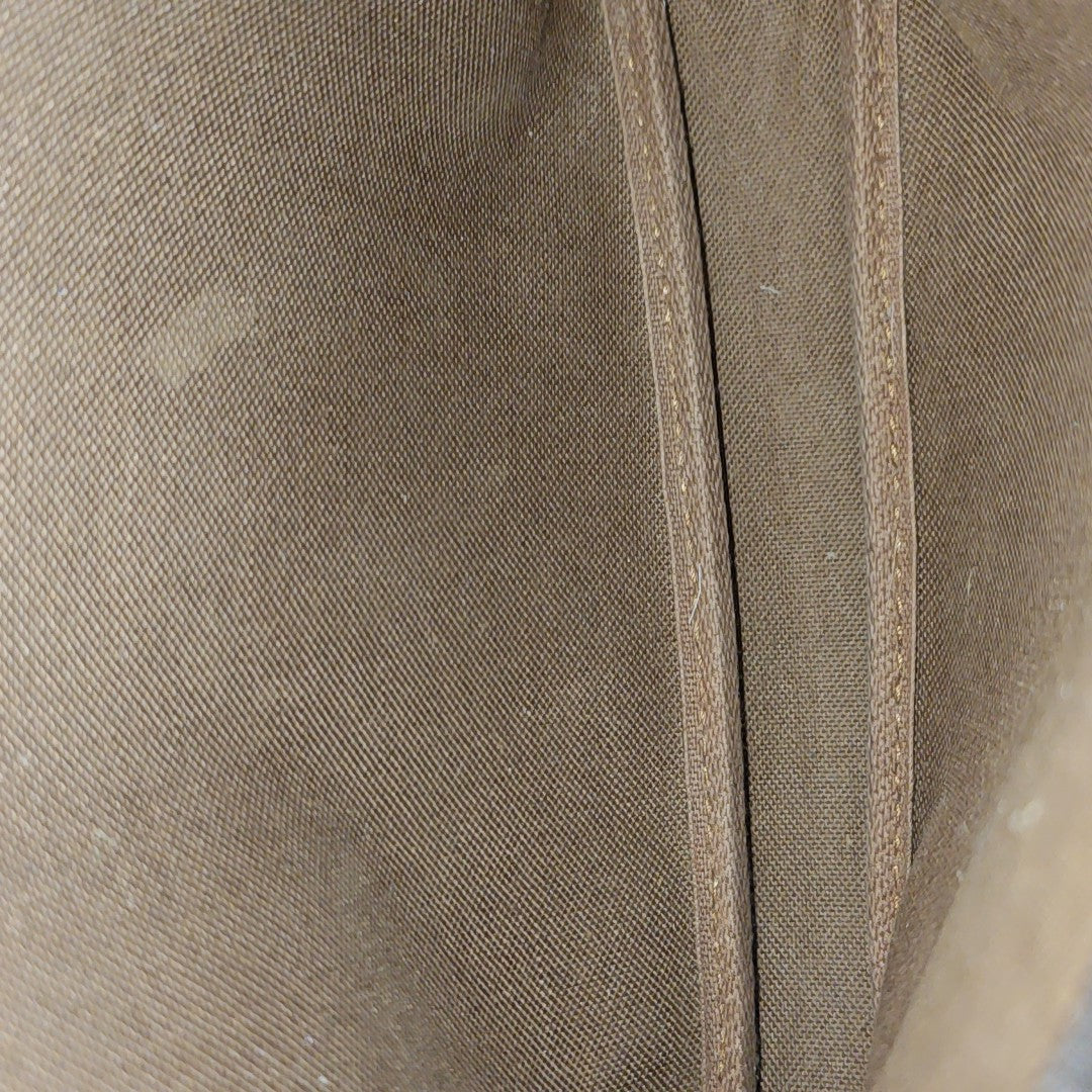 ACCESSOIRES Monogram Coated Canvas Brown