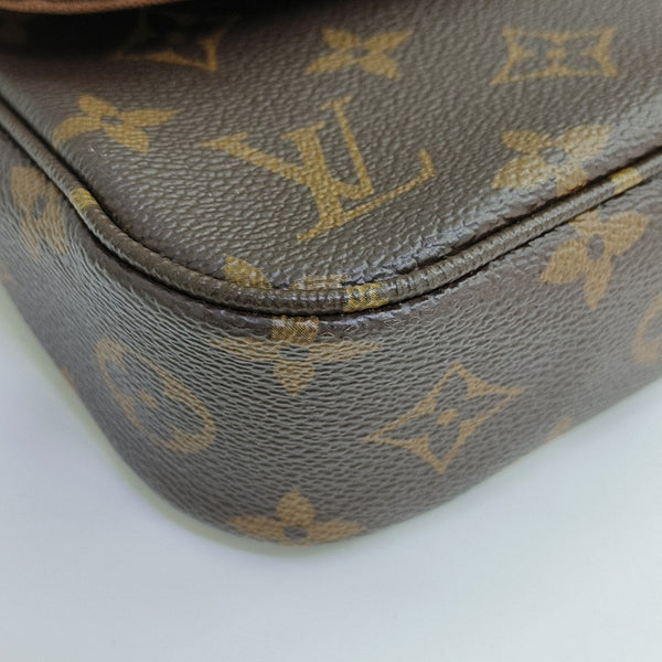 IVY Monogram Coated Canvas Brown