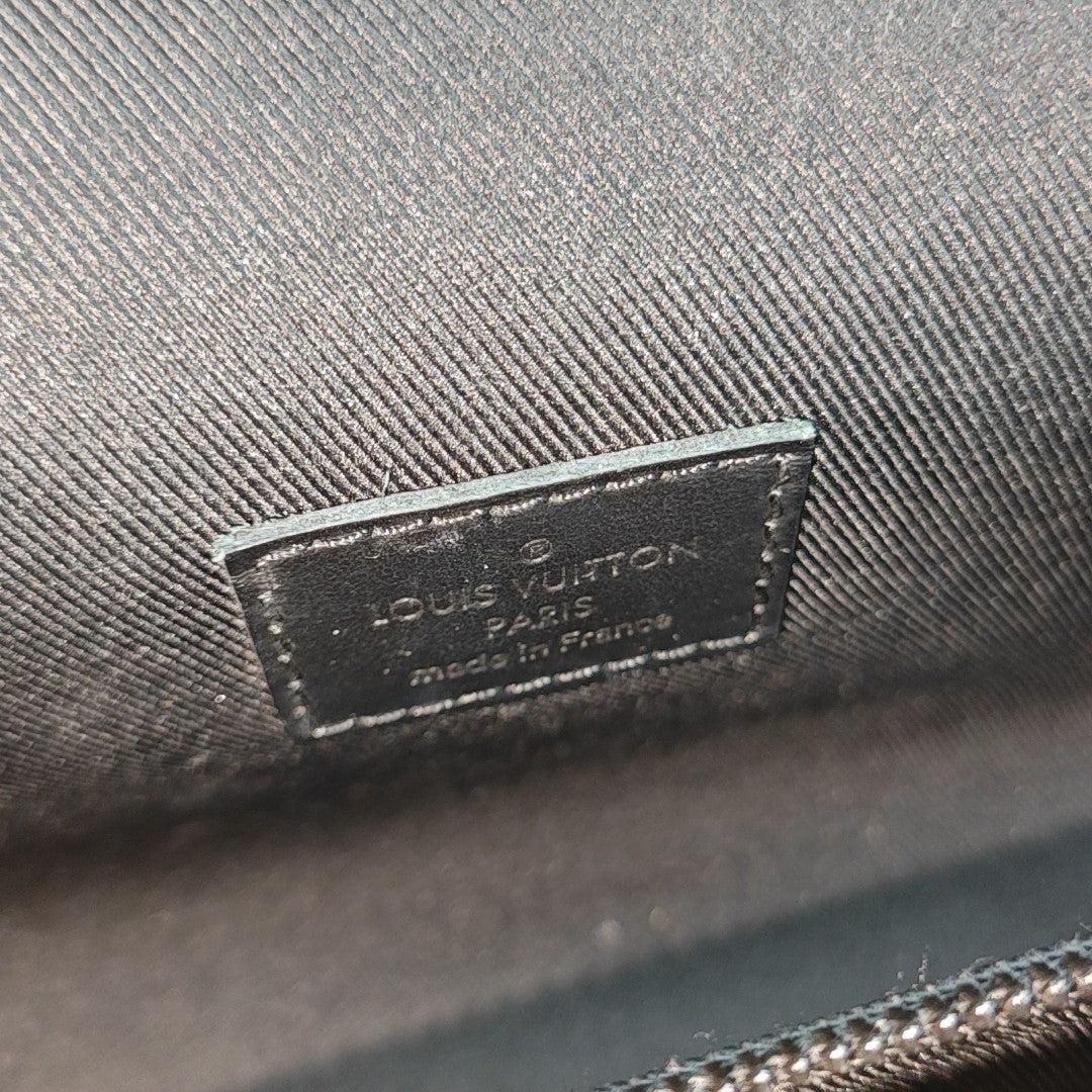 STEAMER Mini Monogram Coated Canvas Black