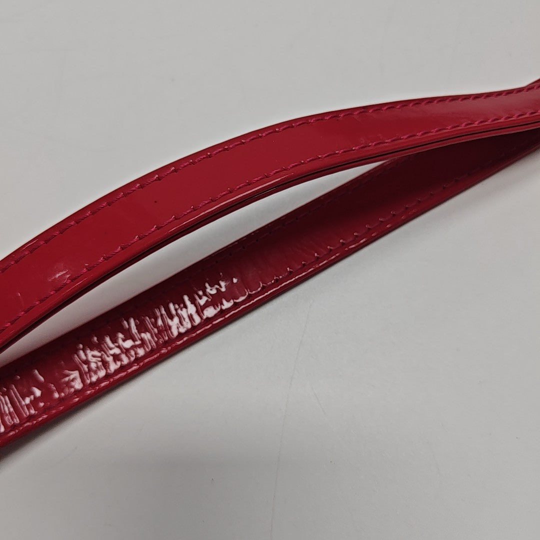 Lady Dior Large Cannage Patent Leather Red