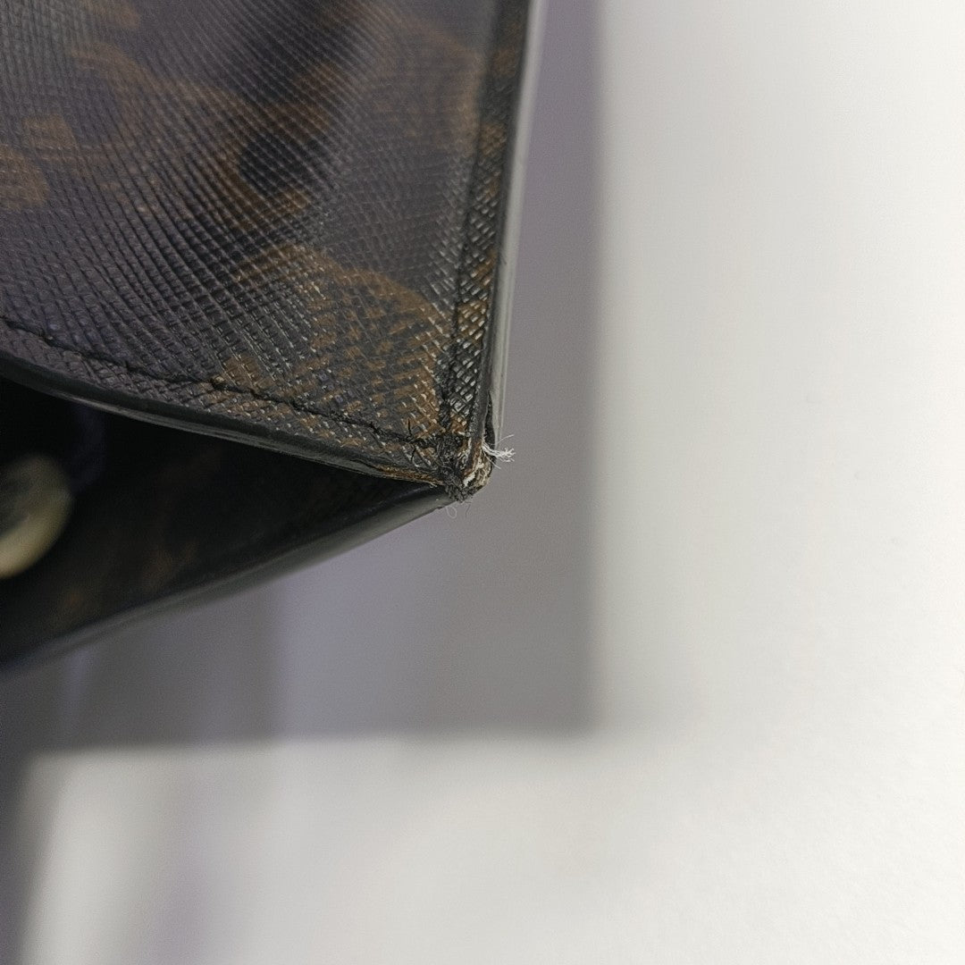 CABAS CELINE Small Coated Canvas Black